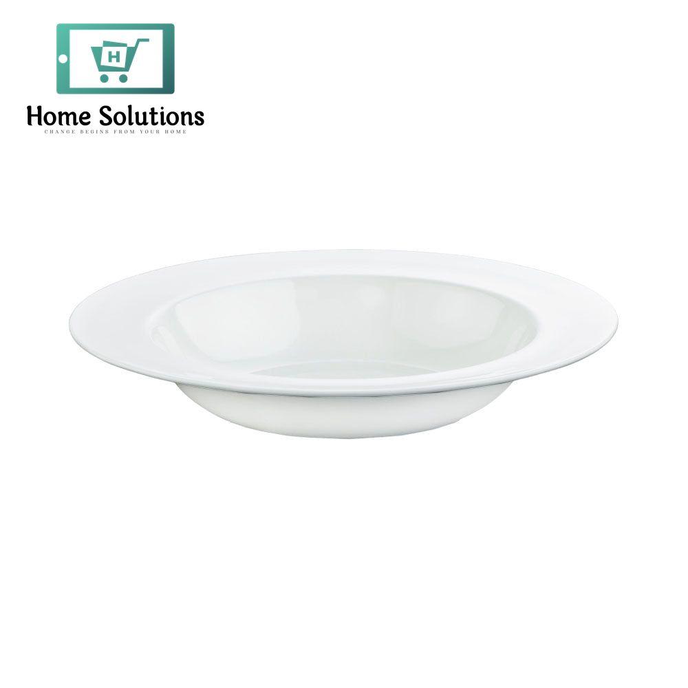 Wilmax England Fine Porcelain Deep Plate – 8 Inch (20 cm), 11 oz / 325 ml