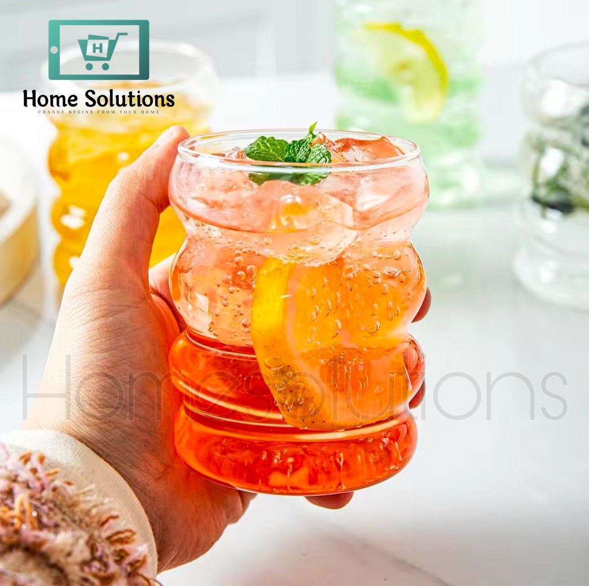 Alipis Caterpillar Ice Tea Glass Set of 6