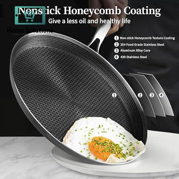 HexaSteel Non-Stick Frying Pan – Premium Scratch-Resistant & Ultra-Durable Cookware