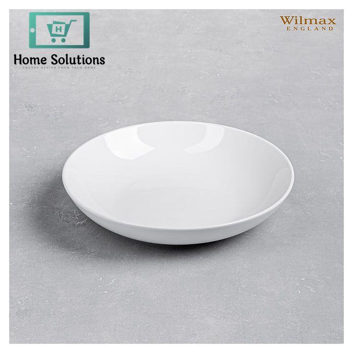 Wilmax England 10-Inch Fine Porcelain Round Deep Plate – 25.5 cm