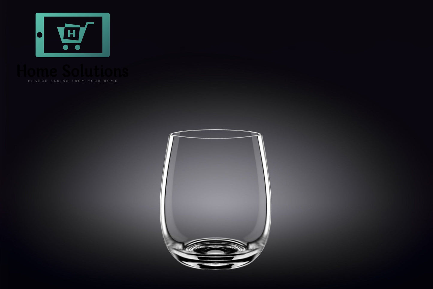 Wilmax Whisky Glass Set – 370 ml (13 fl oz) Set of 6