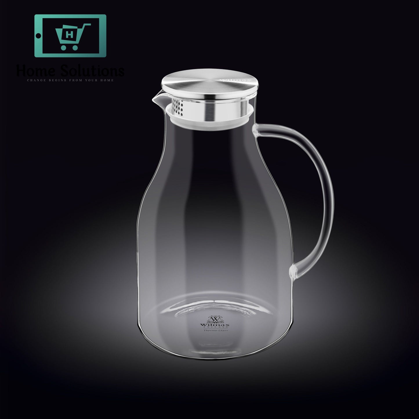 Wilmax Borosilicate Glass Jug – 2500 ml (84 fl oz)