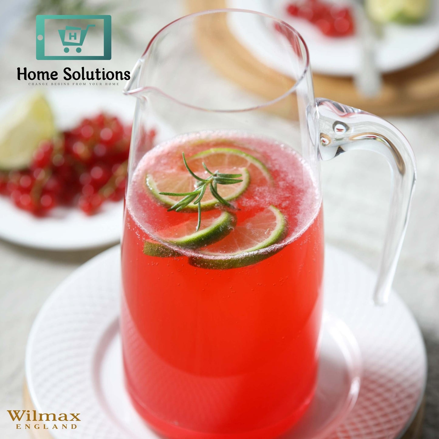 Wilmax England Glass Jug - 1000ml