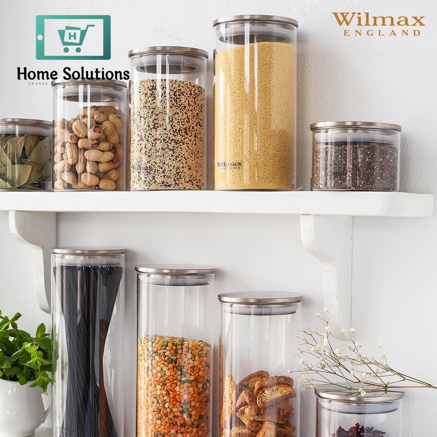 Wilmax England Glass Jar 600ml