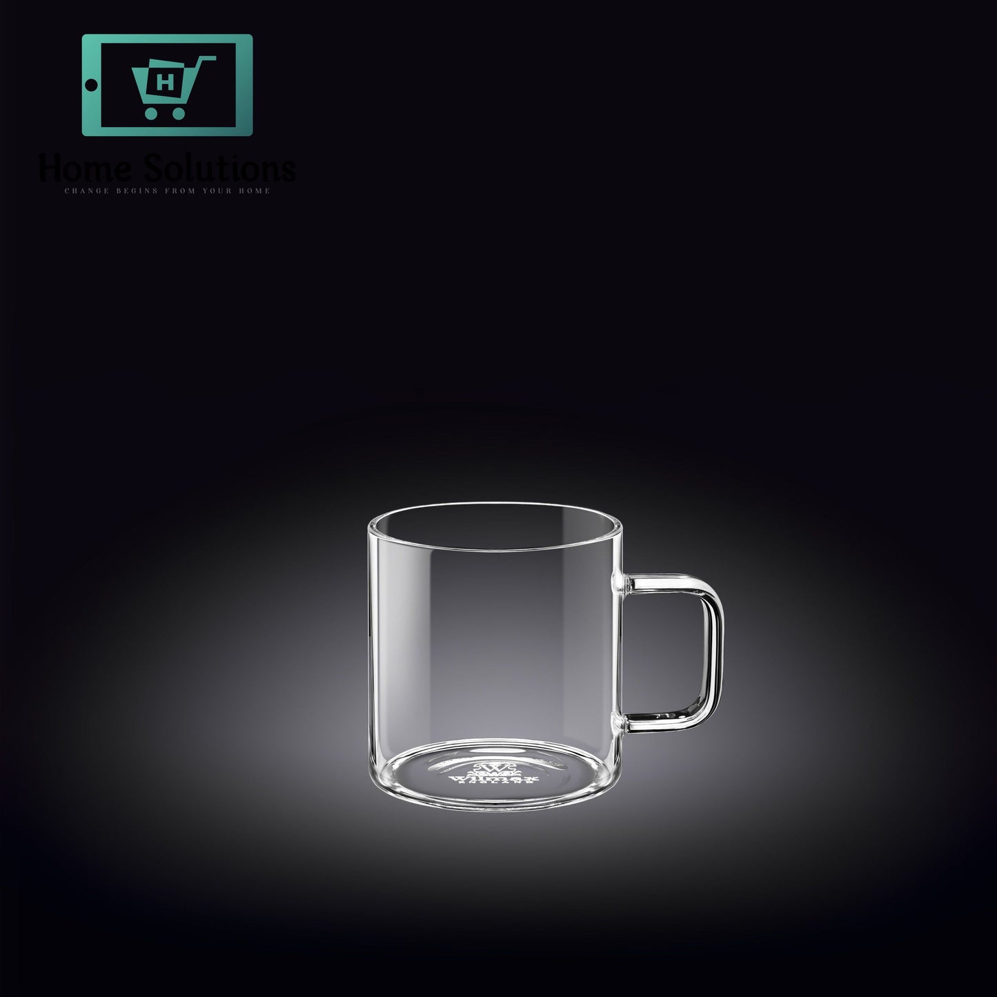 Wilmax Double Wall Thermo Glass Mug – 100 ml | Single Piece