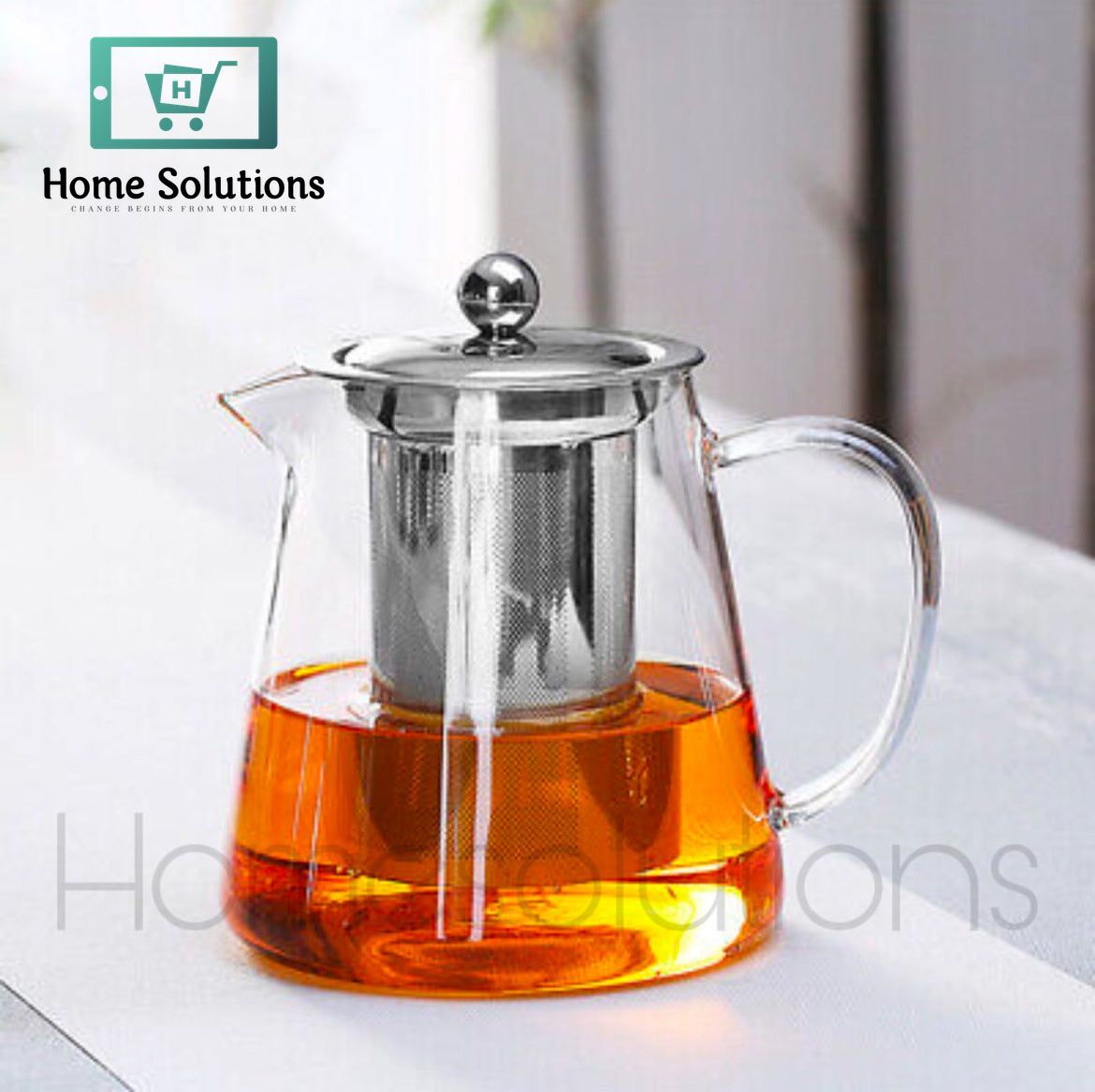 High Quality Borosilicate Glass Kettle - Fire Proof - Stove Useable