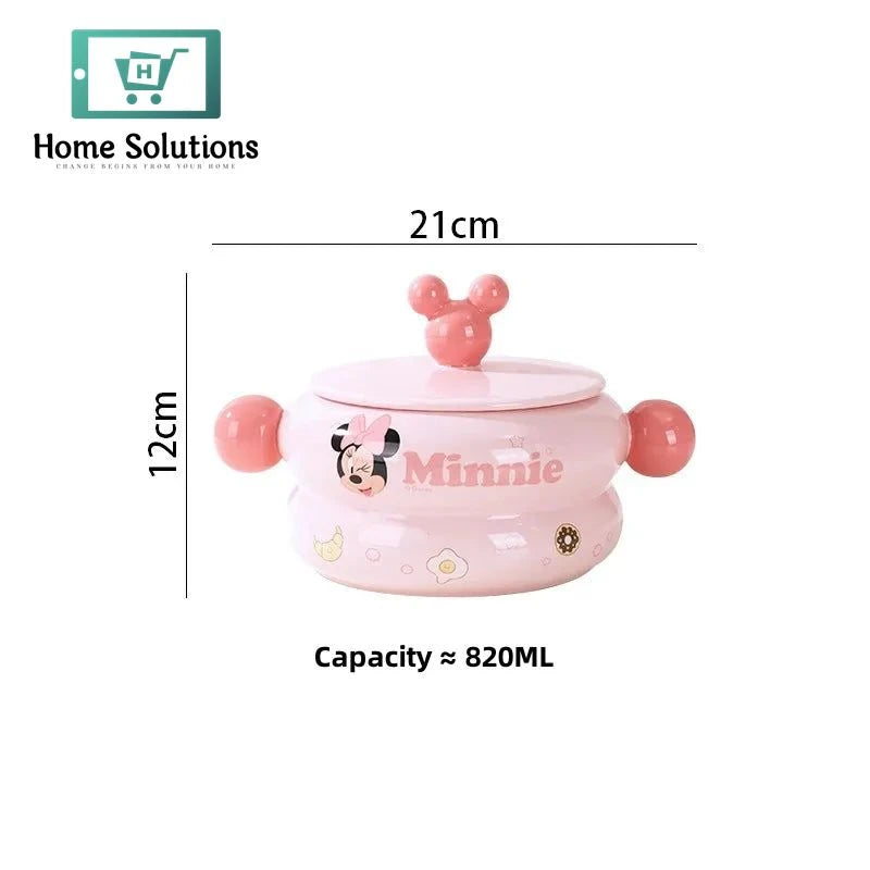 DISNEY Mickey & Friends Porcelain Soup Pot - 820ml