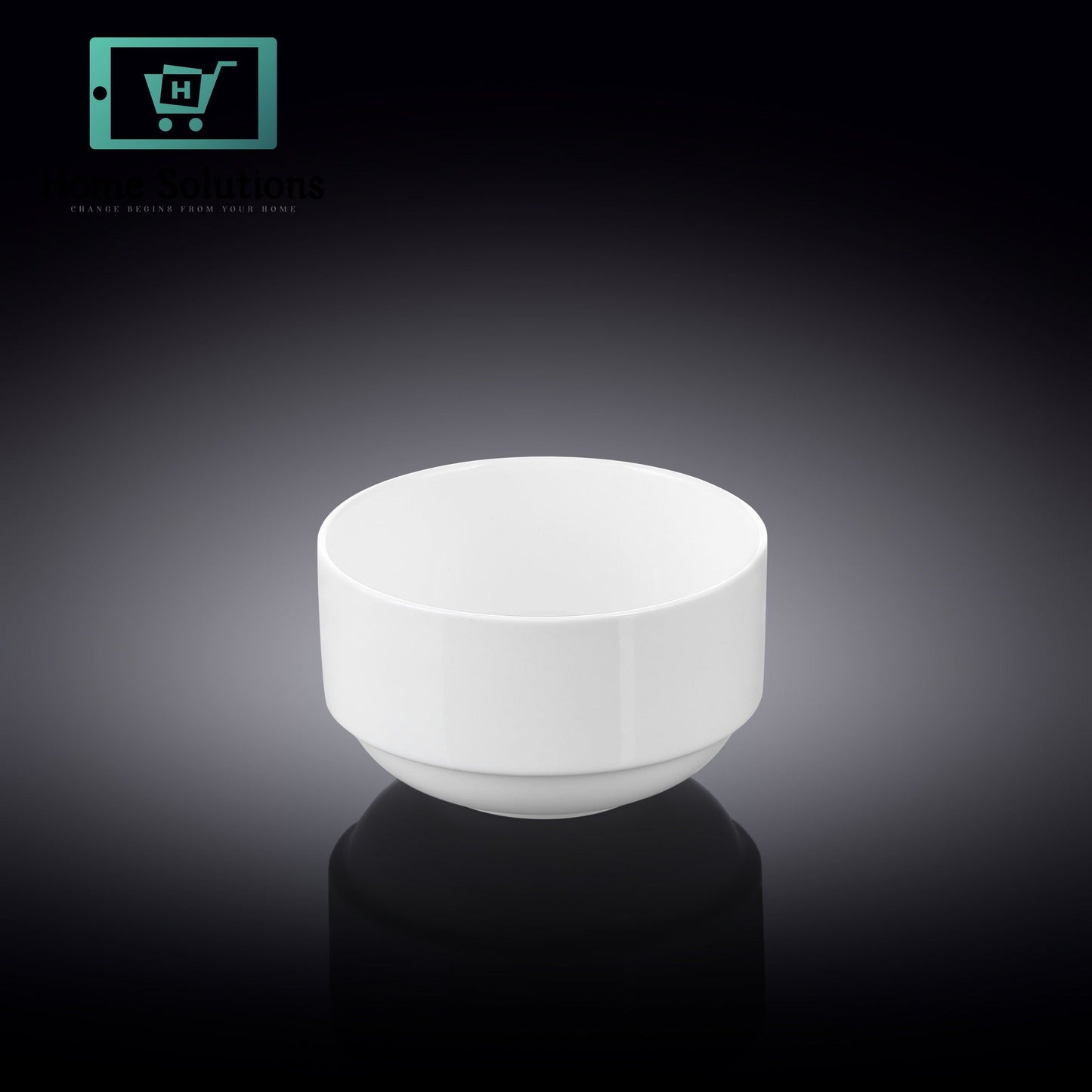Wilmax England Fine Porcelain Soup Cup – 300 ml Capacity
