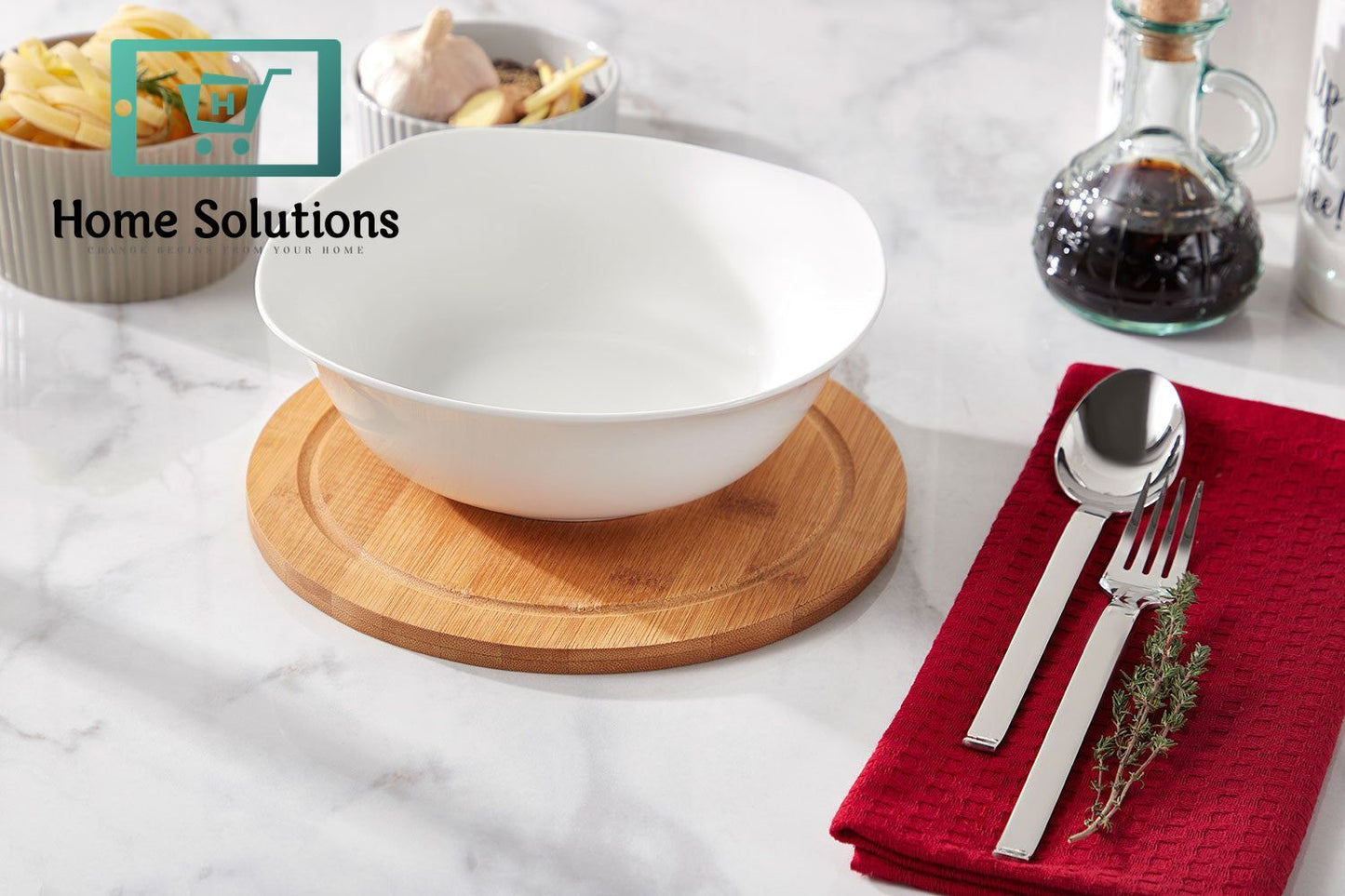 Wilmax England Fine Porcelain Bowls – 345 ml, 650 ml & 1300 ml (Set of Versatile Sizes)