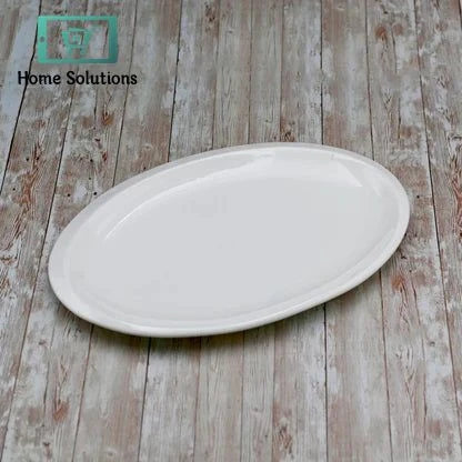 Wilmax England Fine Porcelain Oval Platter 12" | 30.5 cm Serving Plate