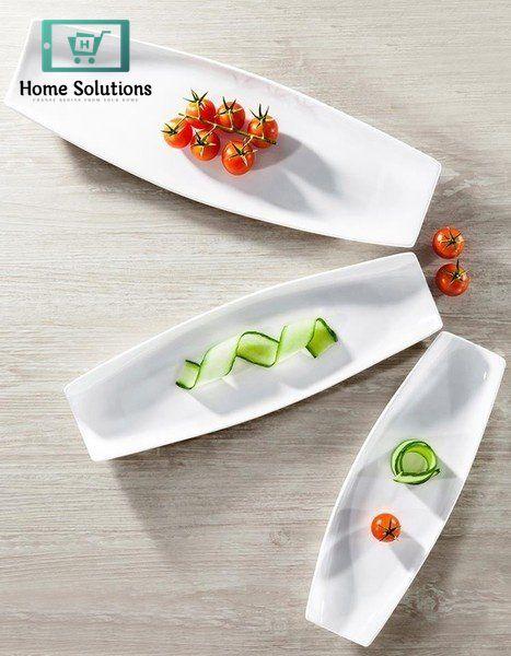 Wilmax England Fine Porcelain 12 x 4 Inch Long Serving Dish