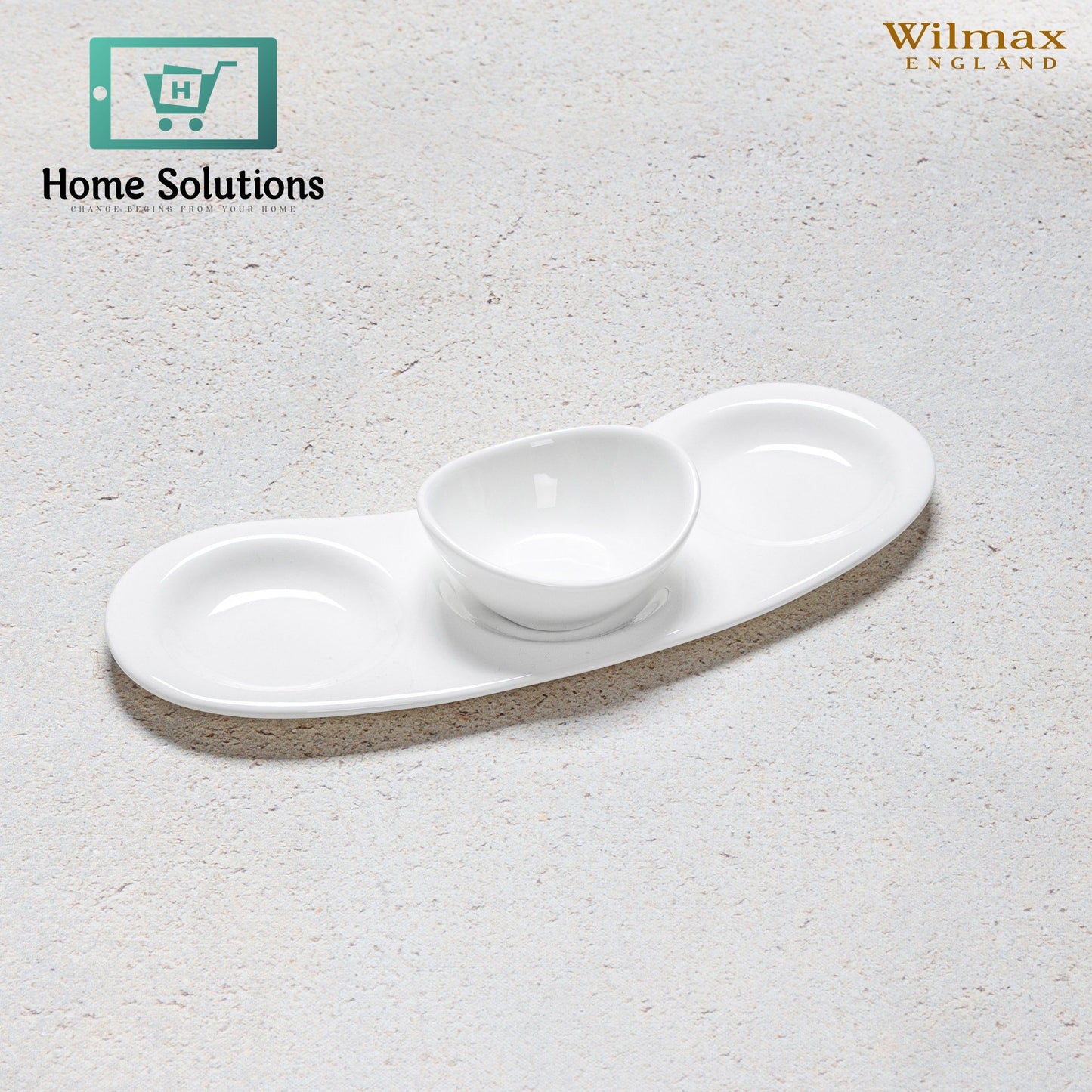 Wilmax England Fine Porcelain Rectangular Tray 9.5" x 3.5"