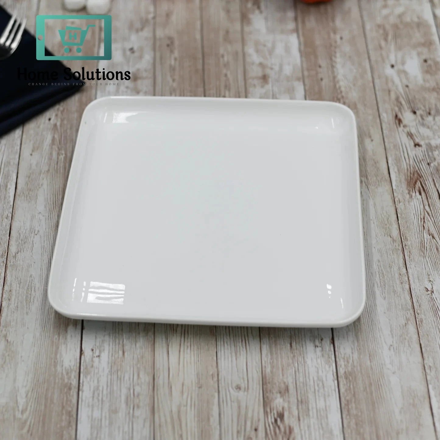 Wilmax England 12 X 12 Inch Square Porcelain Presentation Dish
