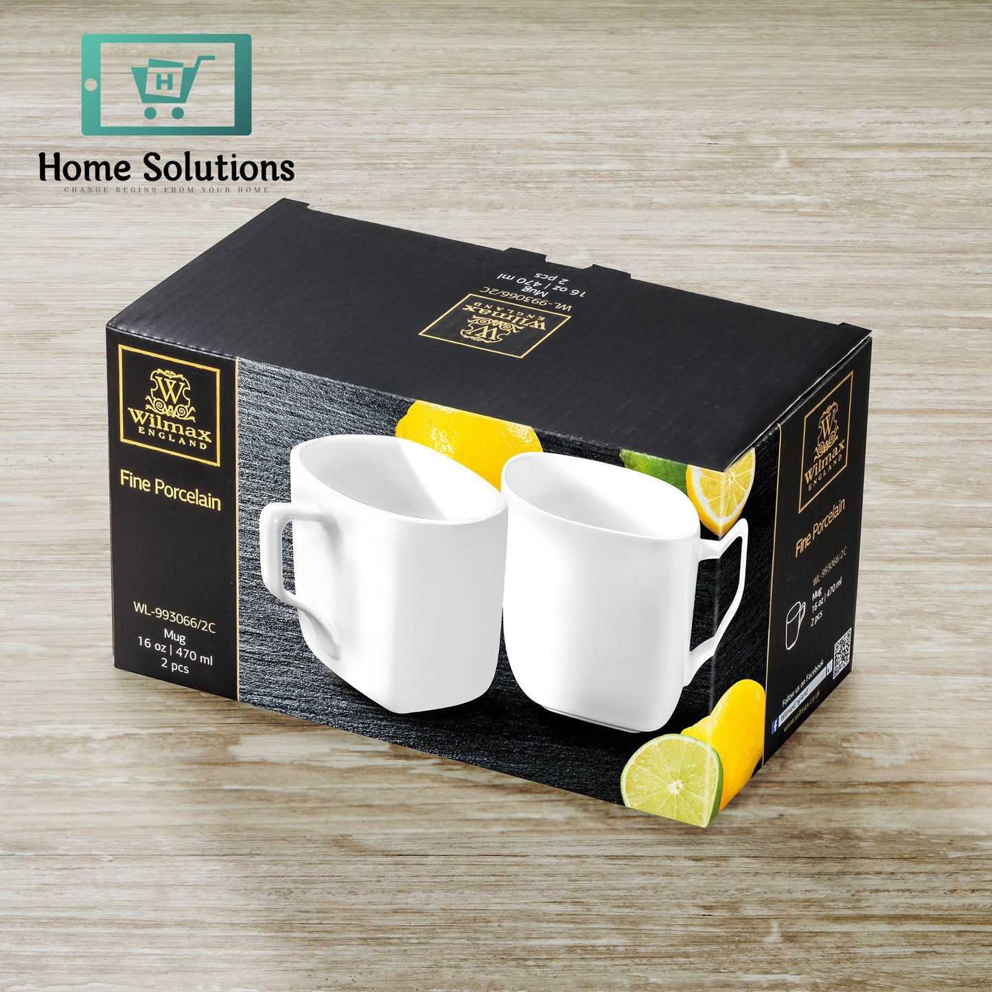 Wilmax England Fine Porcelain Mug – 470 ml