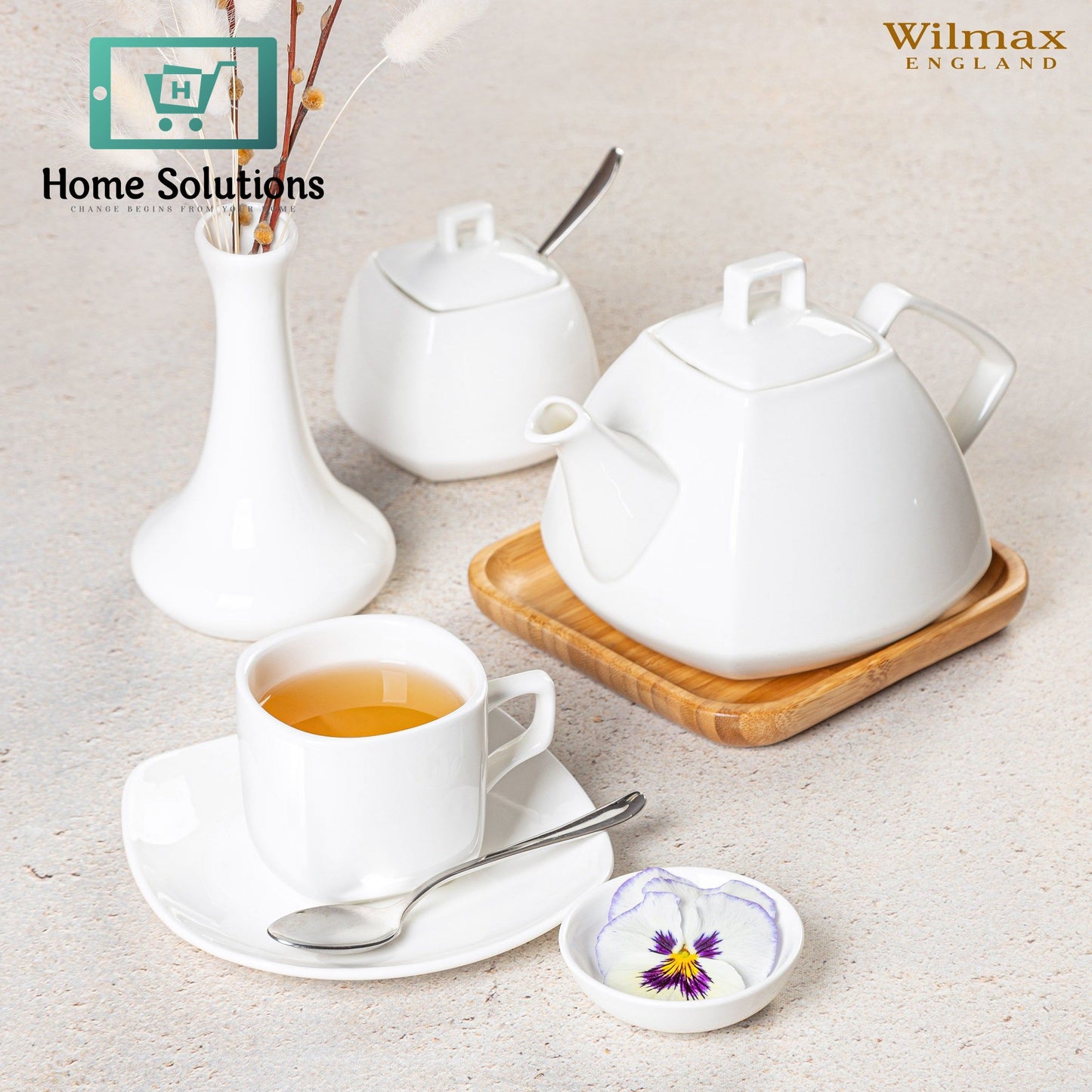 Wilmax England Fine Porcelain Tea pot – 1050 ml