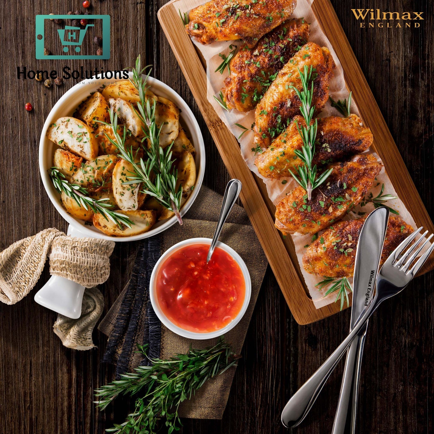Wilmax England Fine Porcelain Baking Dish with Handle 5″ (300 ml) – Compact Oven-to‑Table Casserole