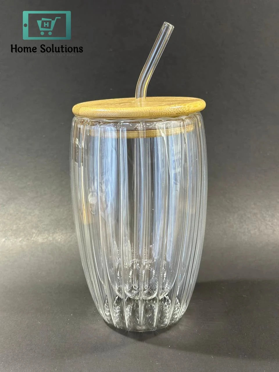 Double Wall Clear Iced Tea Glass – Insulated Lining