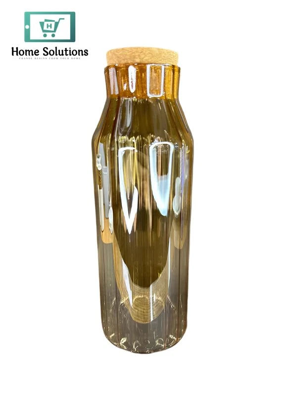 Cork Lid Glass Bottle - 1000ml