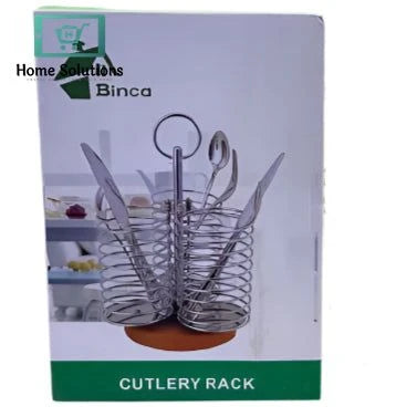 BINCA 3-Cylinder Rotating Spoon & Cutlery Holder – Premium Quality Organizer