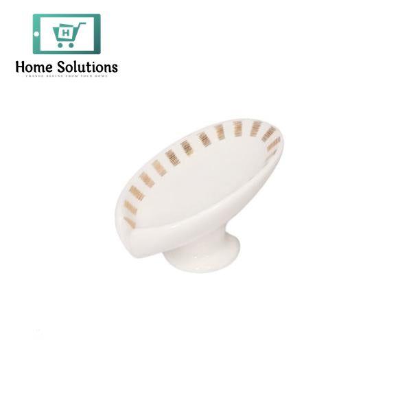 Ceramic Leaf Soap Dish β Self Draining Bathroom Accessory