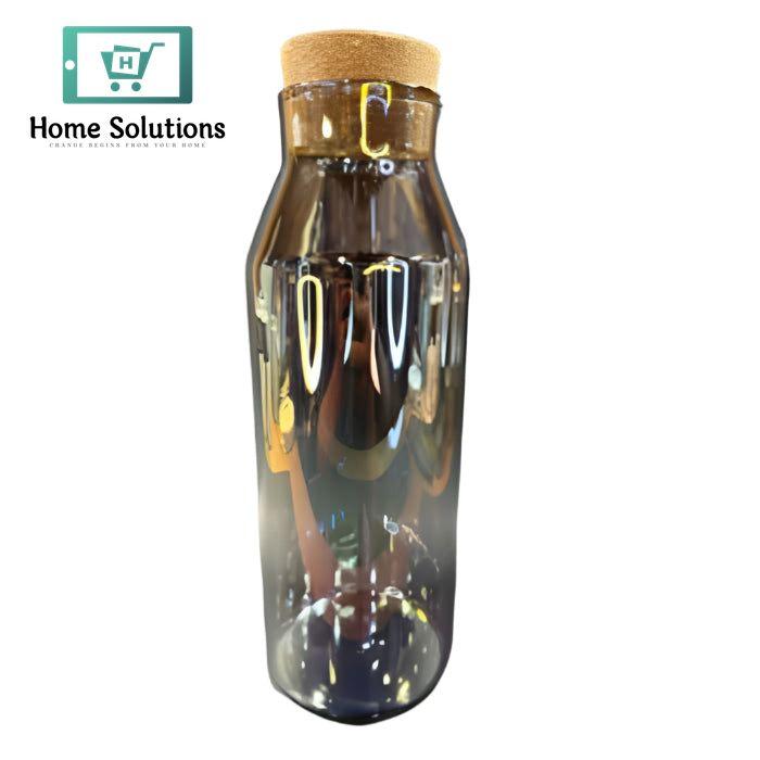 Cork Lid Glass Bottle - 1000ml