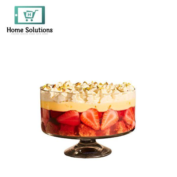Elegant Glass Trifle Bowl – 4 Litre | Premium Dessert Serving Dish