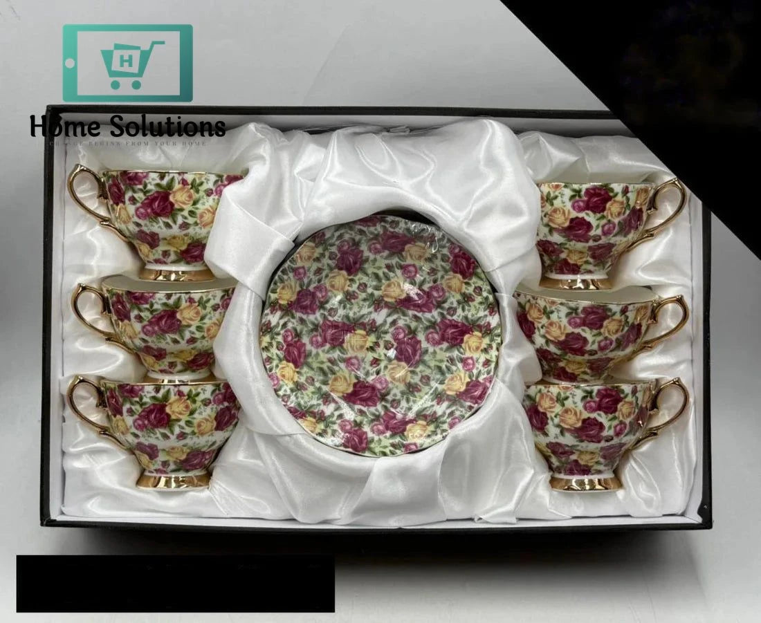 Royal Albart Tea Cup & Saucer Set 12 Pcs