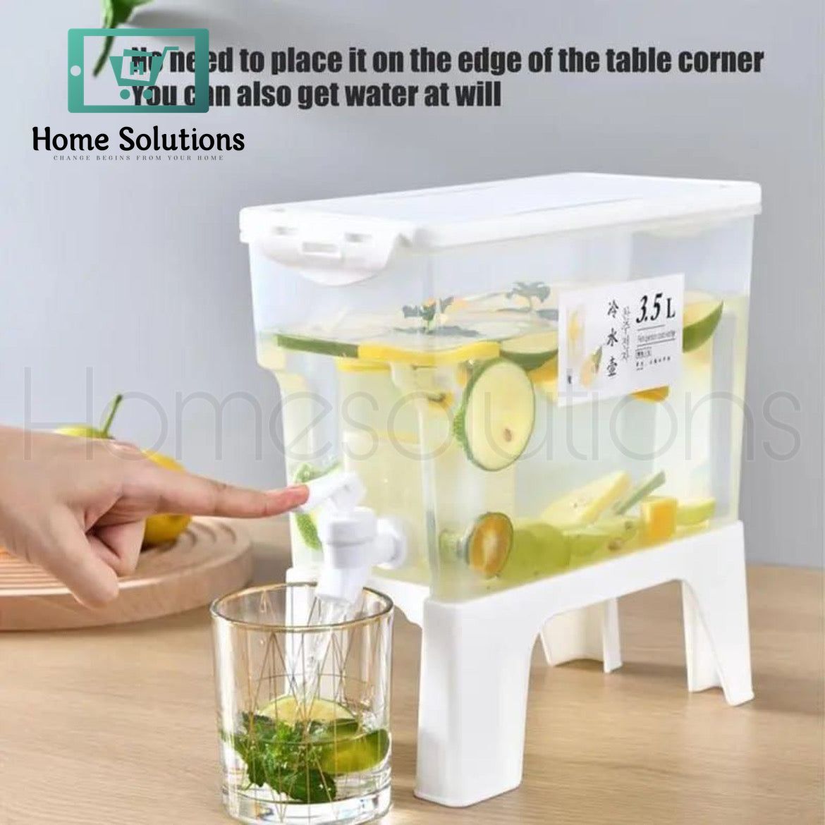 ZUIMAI Generic Beverage Dispenser with Stand - 3 Liters