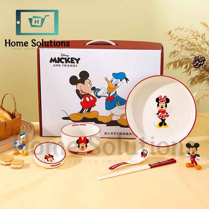 DISNEY Mickey & Friends 6 in 1 Dinnerware Set – 6 Pieces