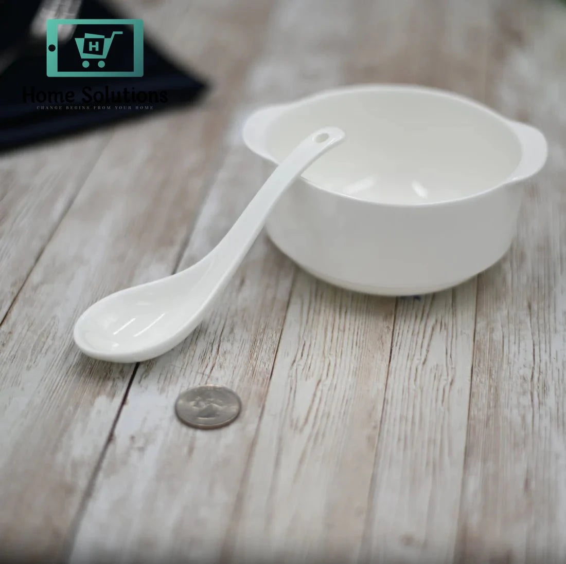 Wilmax England Fine Porcelain Soup Cup – 330 ml, 11 cm Diameter