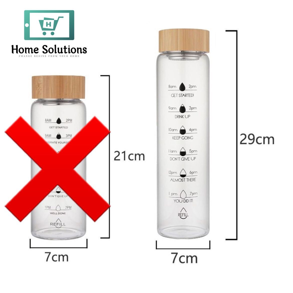 AKAI Glass Bottle 1000ml.