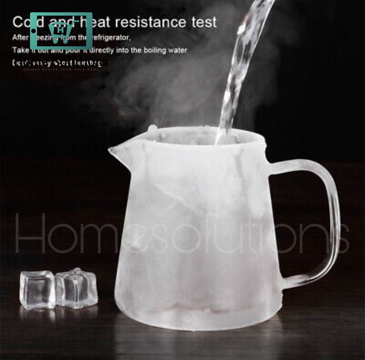 High Quality Borosilicate Glass Kettle - Fire Proof - Stove Useable