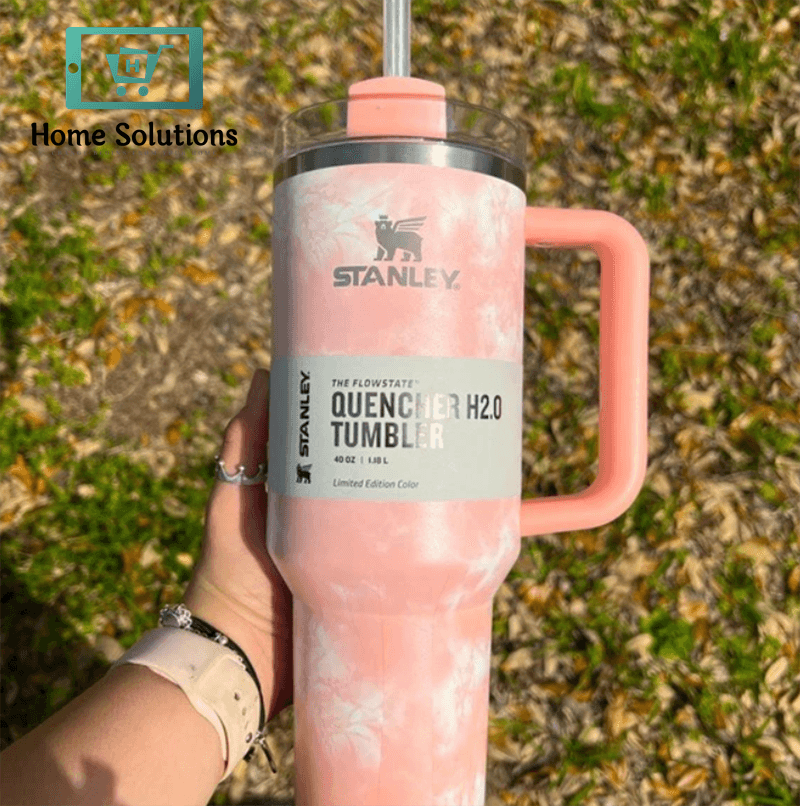 Stanley The Quencher H2.0 FlowState™ Tumbler | 40 OZ | Tie Die Pink