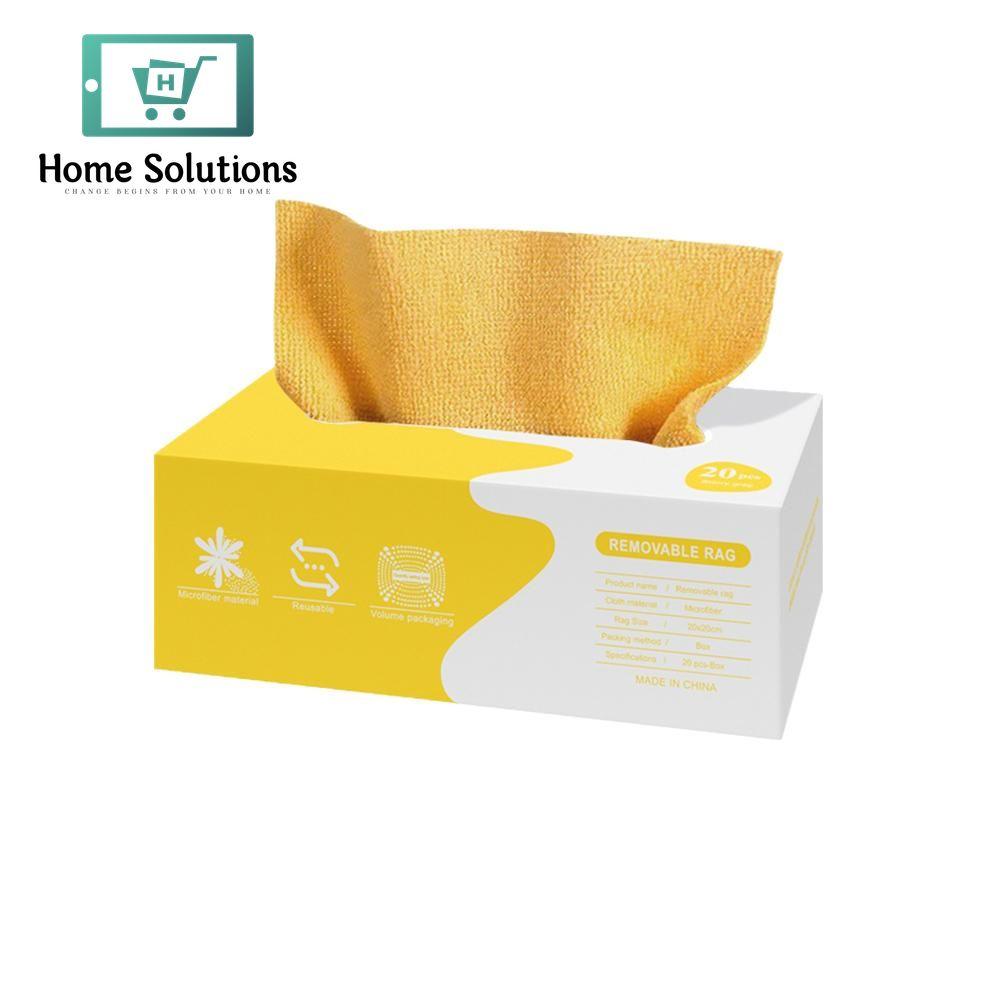 Soft Microfiber Tissue Box Cover – Elegant & Reusable Design