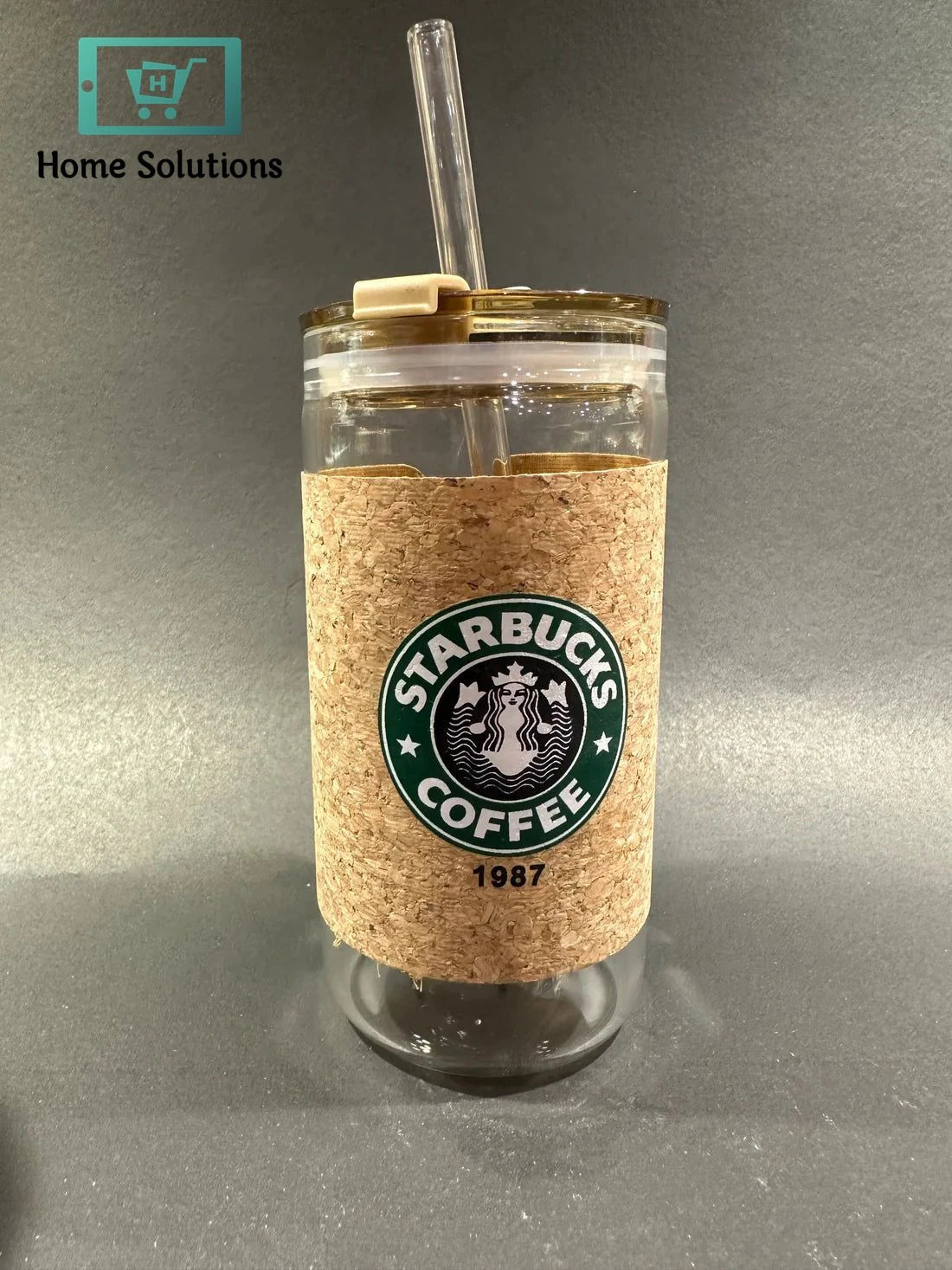 Premium Iced Tea Tumbler with Straw – Café Style