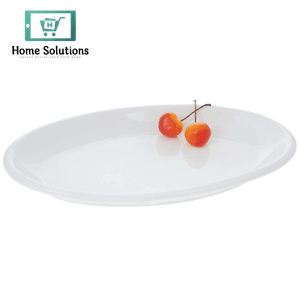 Wilmax England Fine Porcelain Oval Platter 14 & 16 Inch Serving Platter