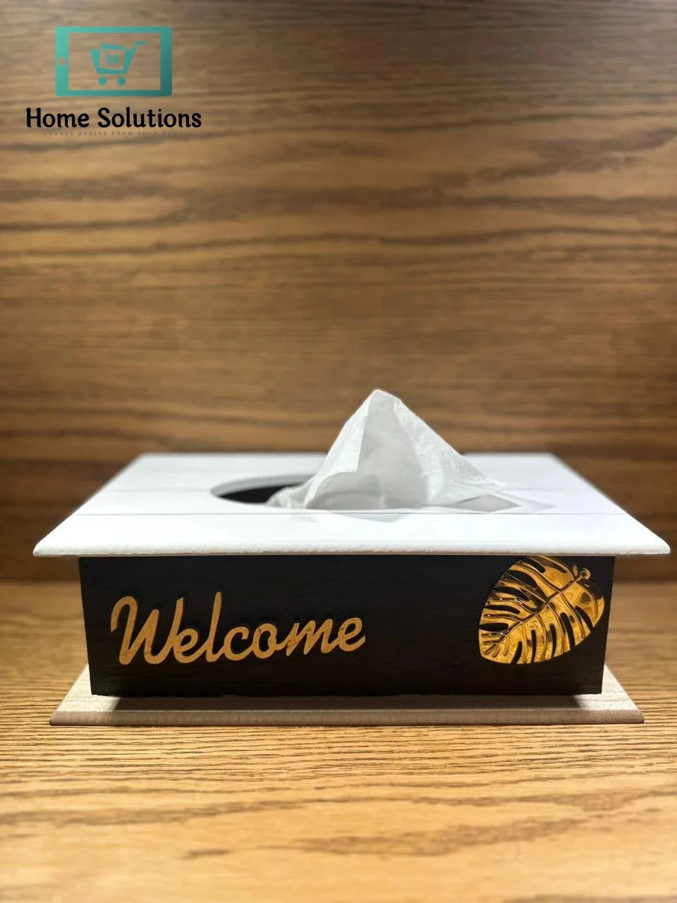 MDF Wood Tissue Box – Stylish & Durable Tissue Holder