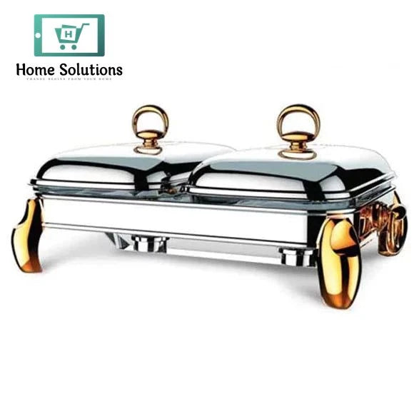 Regent Lux 1.5 Liter x 2 Double Food Warmer Serving Dish
