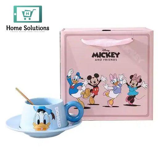 DISNEY Mickey & Friends Cup and Saucer Set - Donald Duck