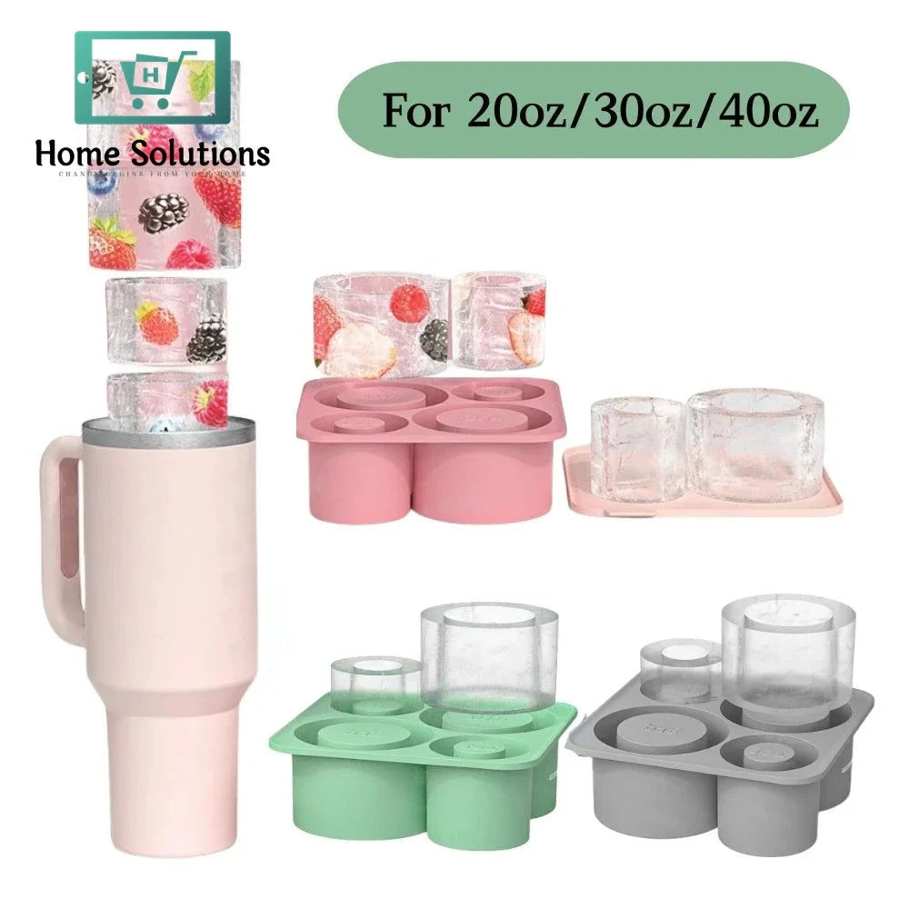 Silicone Ice Cube Tray with Lid – Easy Release & Premium Silicone Tray
