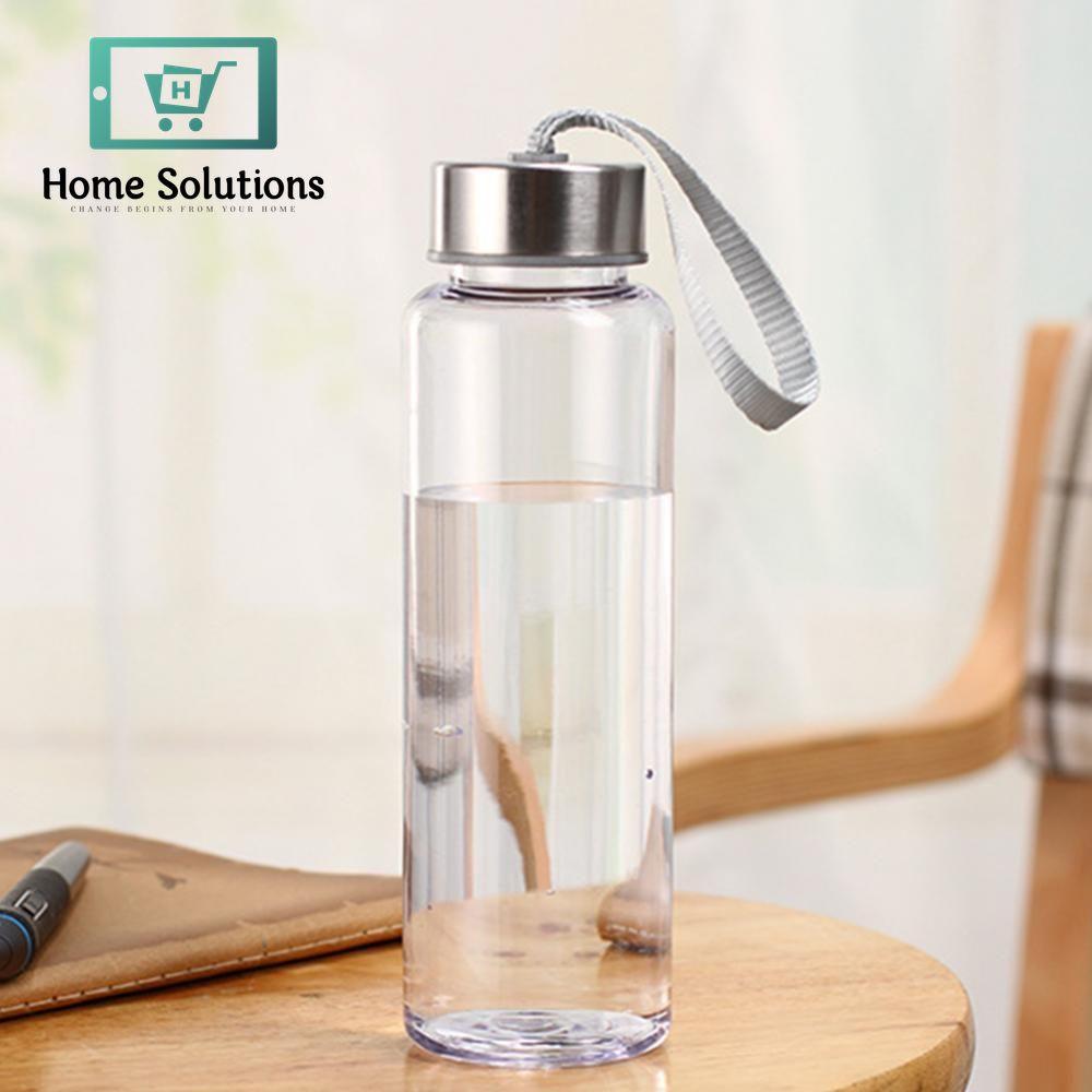 Plastic Transparent Portable Water Bottles | 300ml – Travel & Sports Use