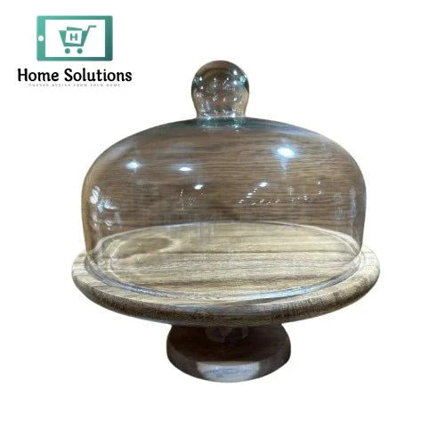 Natural Wooden Cake Stand – Rustic & Elegant Dessert Display
