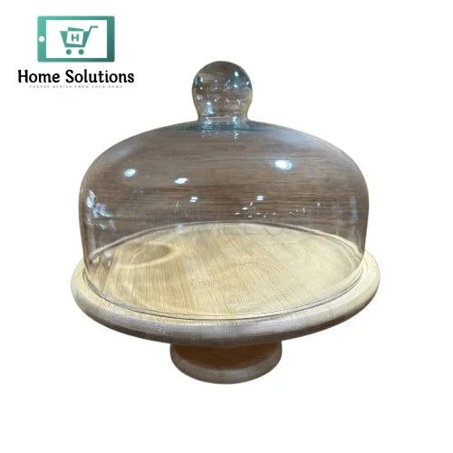 Natural Wooden Cake Stand – Rustic & Elegant Dessert Display
