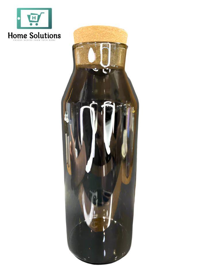 Cork Lid Glass Lining Bottle - 1000ml