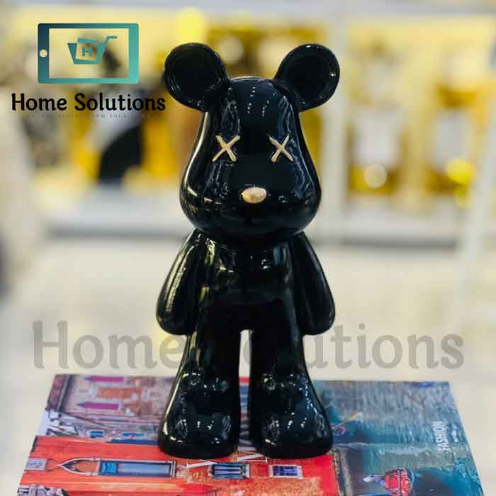 KAWS Bearbrick Style X-Eyes Figurine Abstract Bear Decor
