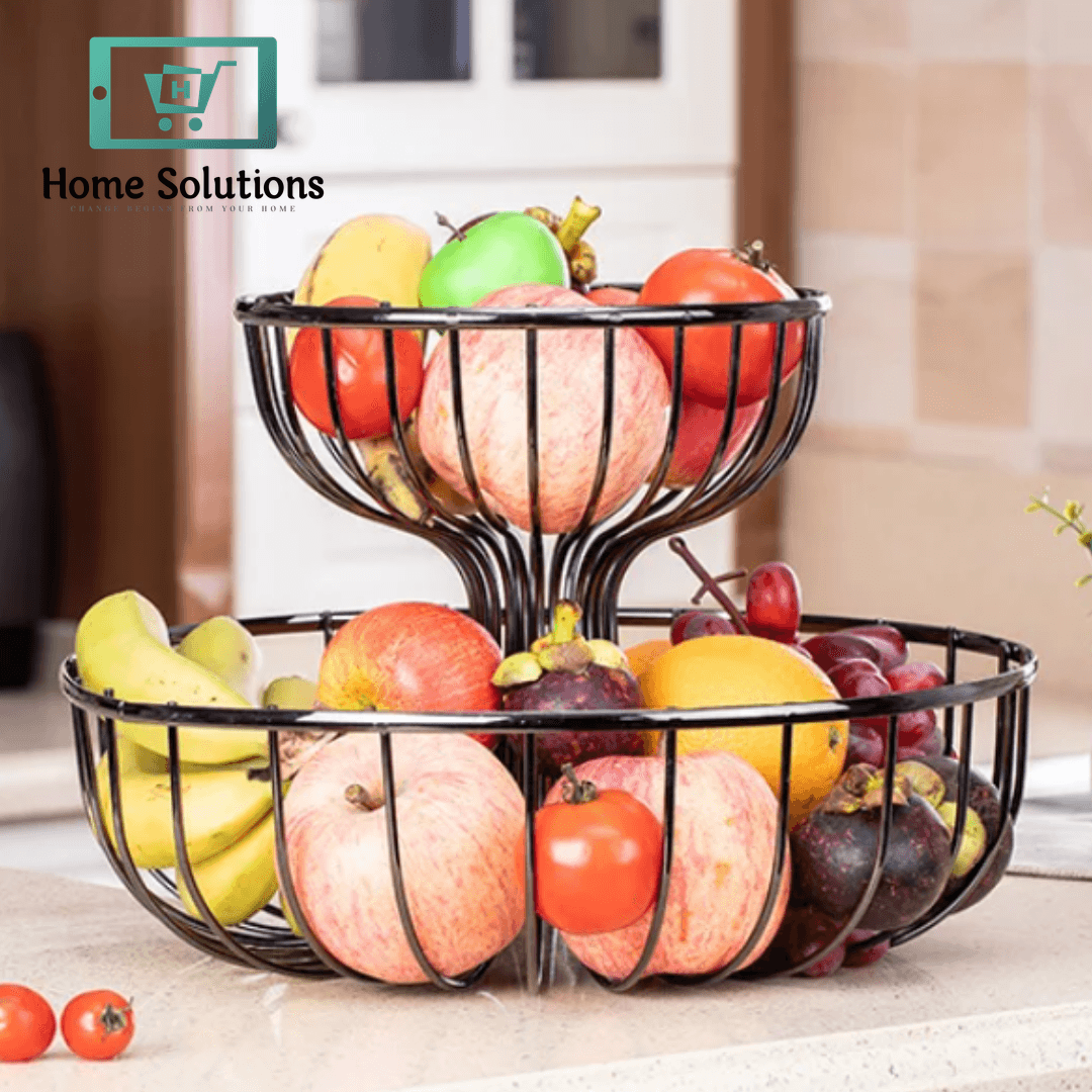 2 Tier Luxury Portable Fruit Rack