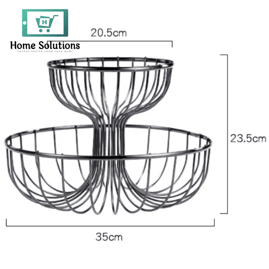 2 Tier Luxury Portable Fruit Rack