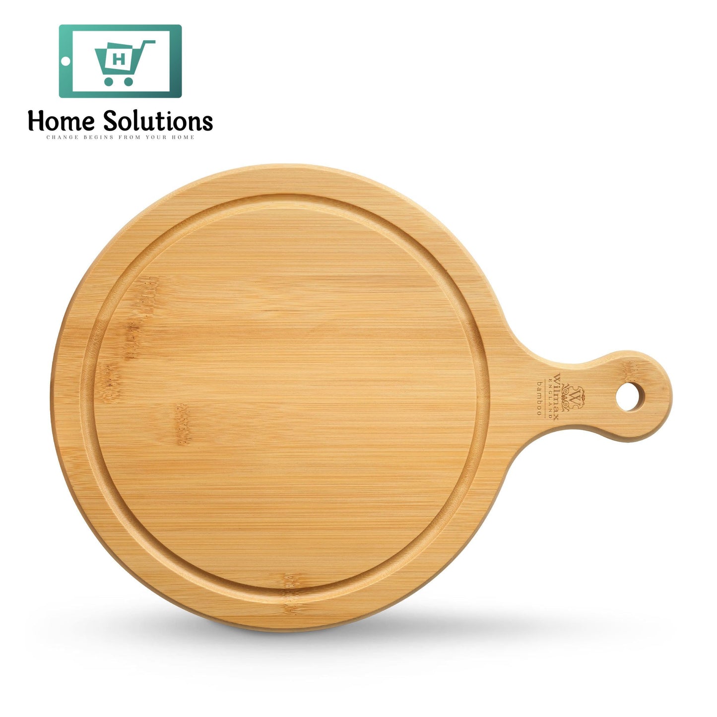 Wilmax England Wooden Serving Board with Handle 20.5″ × 16″ Inch– Elegant Presentation Platter