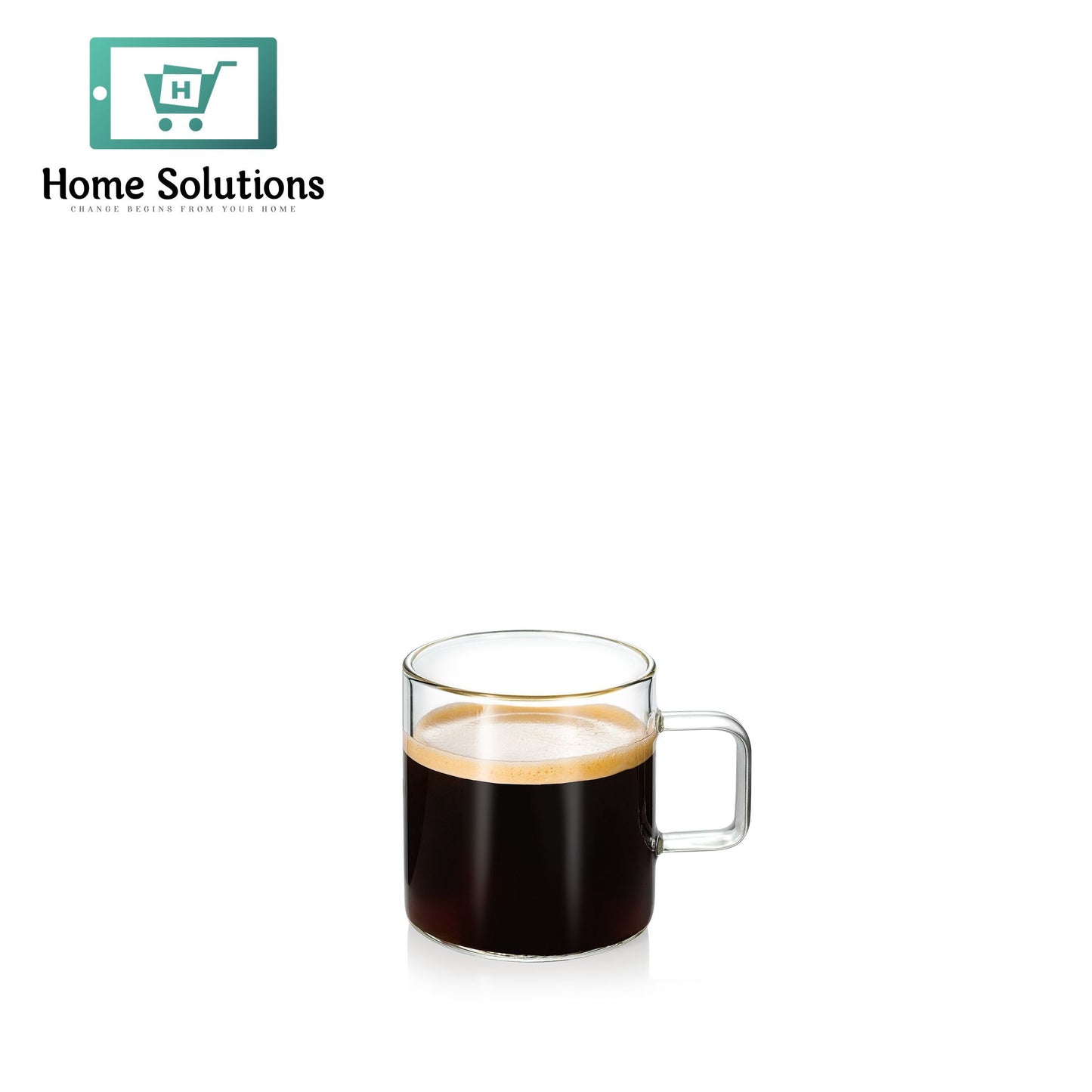 Wilmax Double Wall Thermo Glass Mug – 80 ml (Single Piece)