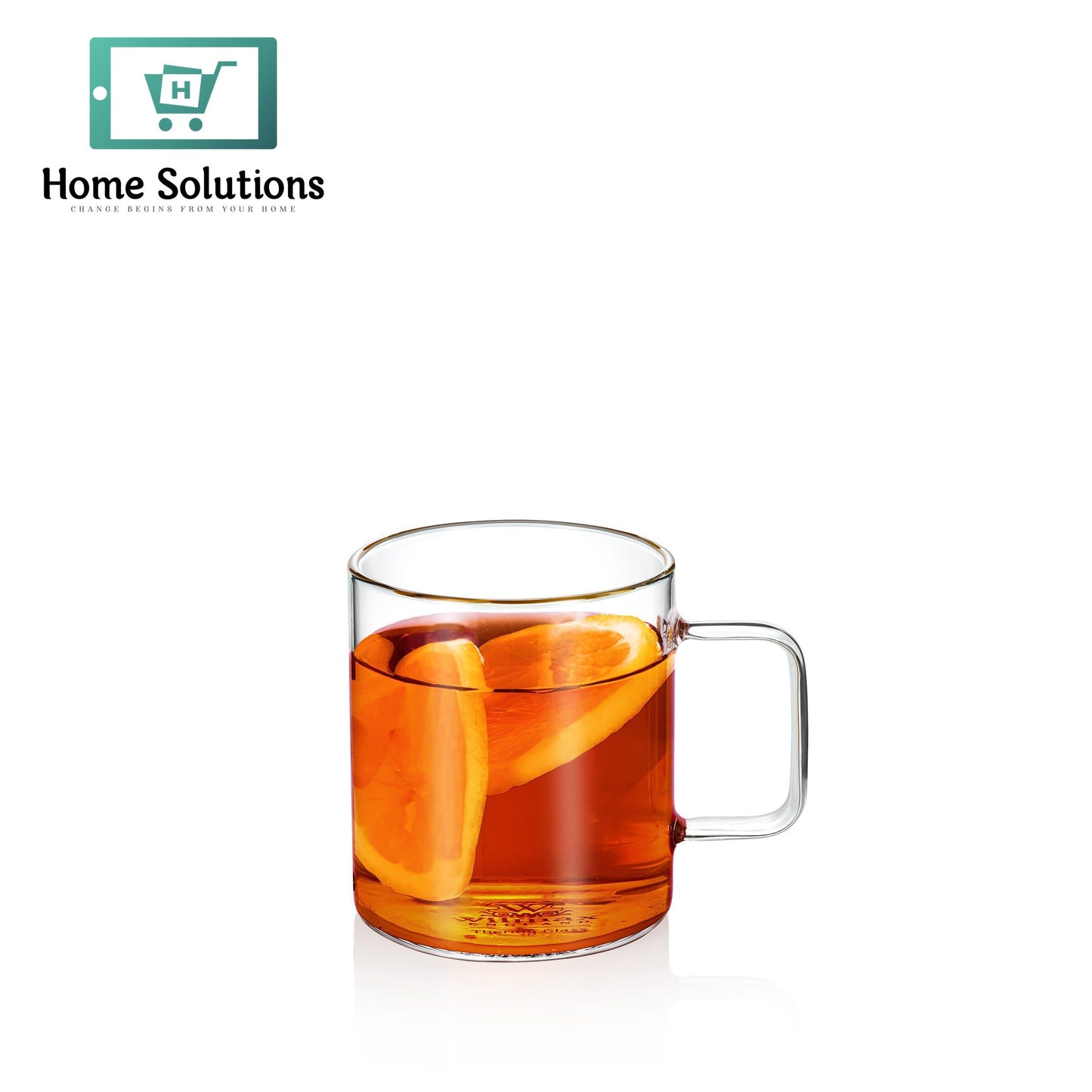 Wilmax Double Wall Thermo Glass Cup – Single Piece | Heat-Resistant Design